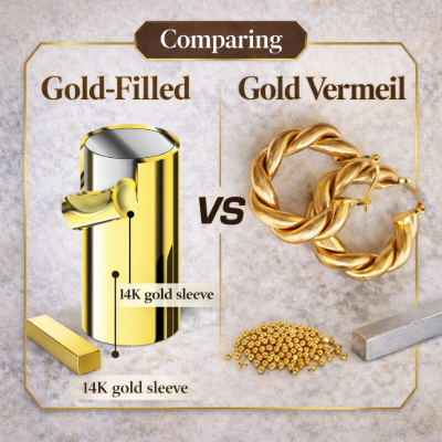 Gold Filled vs Gold Vermeil