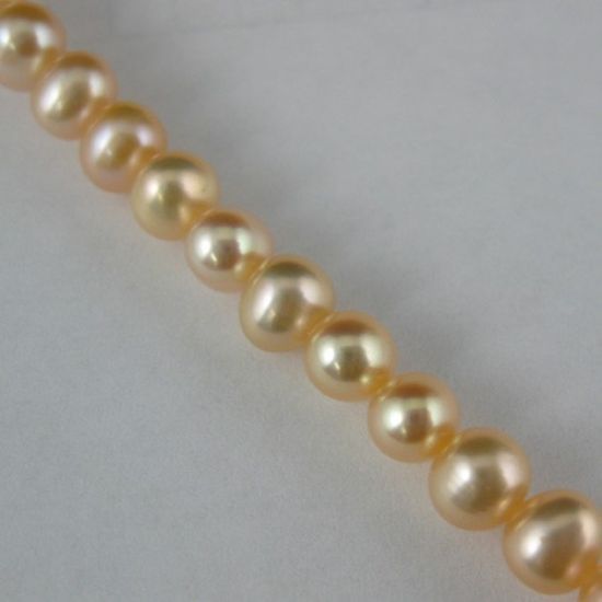 Wholesale Freshwater Pearl Strand 5-6mm Round Peach Pearls Wholesale Pearls for Beading and Jewelry Making
