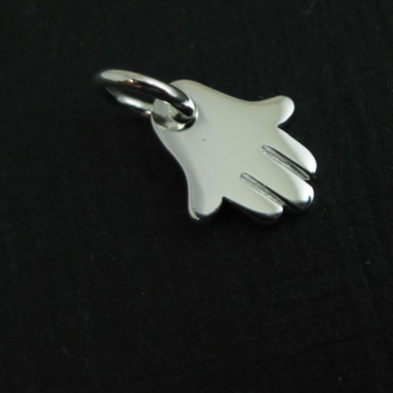 Wholesale Sterling Silver Hamsa Hand Charm, Charms and Pendants for Jewelry Making, Wholesale Findings