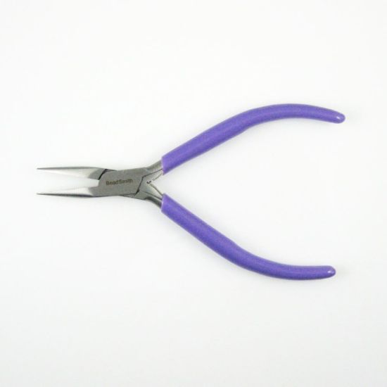 Beadsmith Super-fine Chain Nose Pliers with Spring