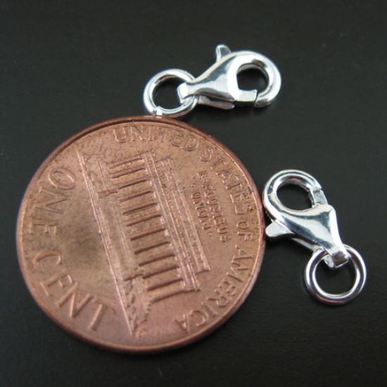 Wholesale 925 Sterling Silver Clasp - Lobster Style 9mm (sold per piece)