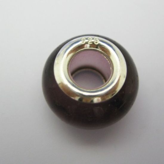 Wholesale Sterling Silver Donut Shape Pandora Style Bead (1pc)