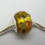 Wholesale Sterling Silver Donut shape Pandora style bead (1pc)
