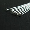 Wholesale Sterling Silver Flat End T Headpins, 26 gauge 1.5 inch Long, Wholesale Findings