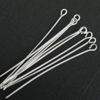 Wholesale Sterling Silver Open Eye Headpins, 22 gauge 1.5 inch Long, Wholesale Findings