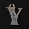 Wholesale Sterling Silver CZ Cubic Zirconia Letter Initial Charms and Pendants for Jewelry Making, Wholesale Findings