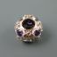 Wholesale European .925 Sterling Silver Charm Beads CZ Flower Pattern
