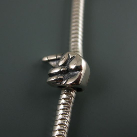 Wholesale European .925 Sterling Silver Fingers Crossed Charm Beads