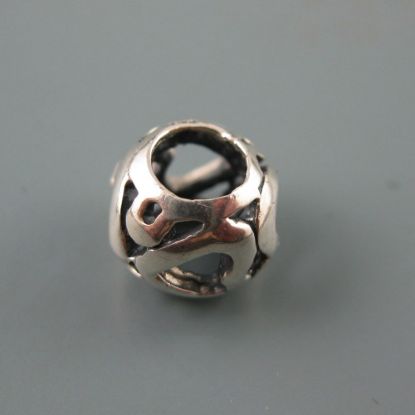 Wholesale European .925 Sterling Silver Heart Charm Bead