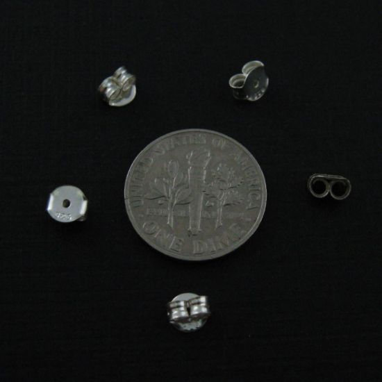 Wholesale Sterling Silver Butterfly Back Earnuts for Jewelry Making, Wholesale Earwire and Findings