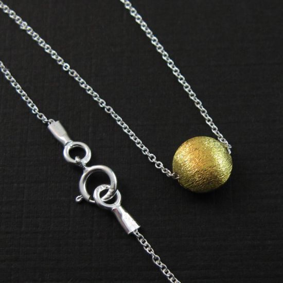 Wholesale Vermeil-18K Gold Plated 8mm Coin Shaped Textured Charm Pendant Necklace (16-24")