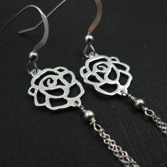 Wholesale 925 Sterling Silver Jewelry Set- Sweet Rose Connector