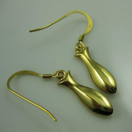 Wholesale 18k Gold plated over Sterling Silver Jewelry Set- Lovely Fish