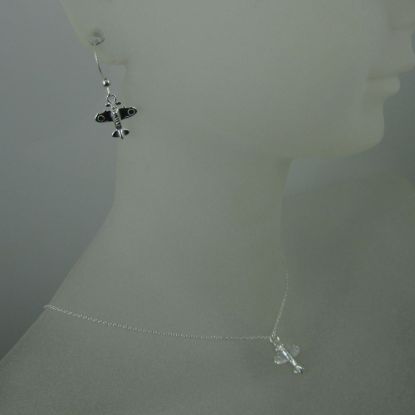 Wholesale 925 Sterling Silver Jewelry Set- Airplace Charm