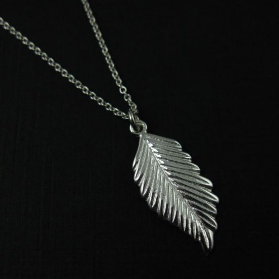 Wholesale 925 Sterling Silver Jewelry Set-Feather Charm