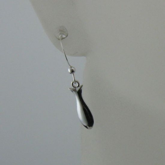 Wholesale 925 Sterling Silver Earrings-Lovely fish