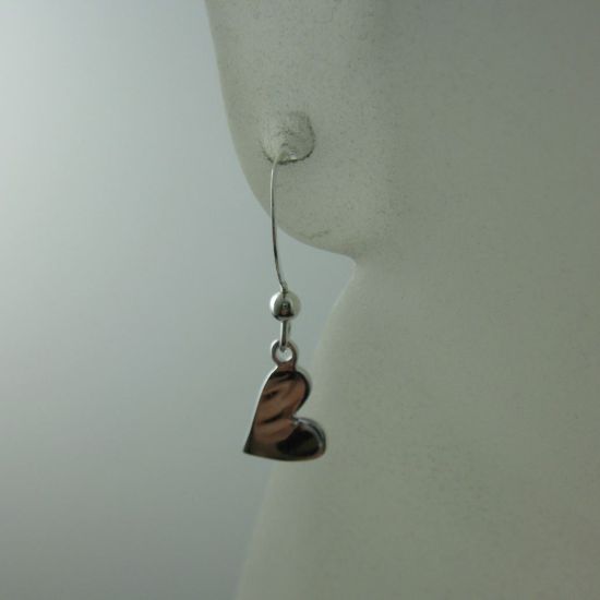 Wholesale 925 Sterling Silver Earrings- Sweet Little Heart 