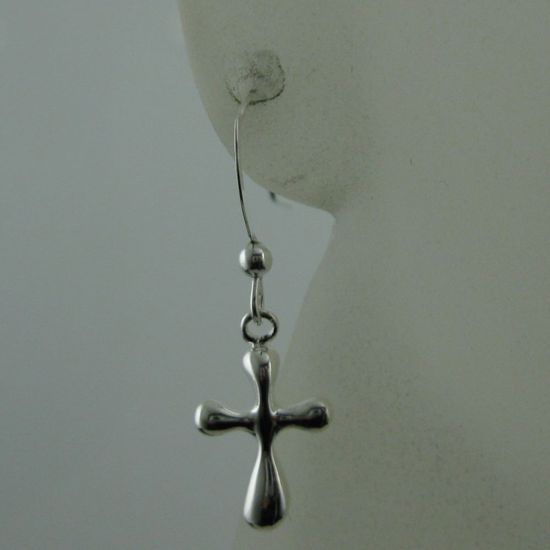 Wholesale 925 Sterling Silver Earrings- Fancy Cross