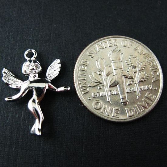 Wholesale Sterling Silver Angel Charms and Pendants for Jewelry Making, Wholesale Findings
