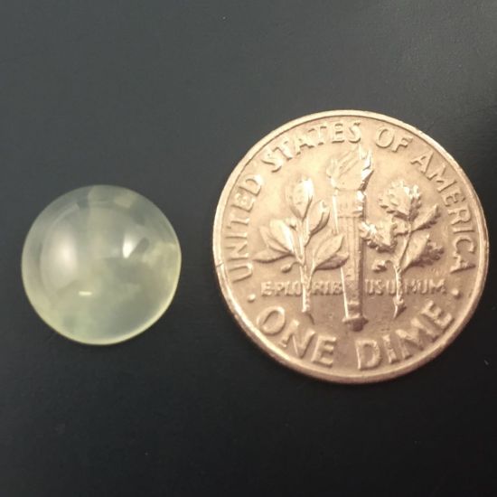 Wholesale Cabochon Prehnite Round, 10mm, Grade A+