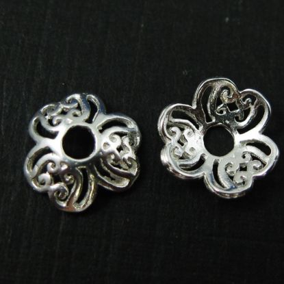 Wholesale Sterling Silver 9mm bead Caps, Wholesale Jewelry Findings