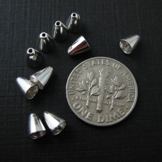 Wholesale Sterling Silver Cone Bead Cap, Wholesale Findings