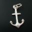 Wholesale Sterling Silver Nautical Anchor Charm, Charms and Pendants for Jewelry Making, Wholesale Findings