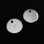 Wholesale Sterling Silver Round 10mm Circle Charm Tag for Jewelry Making, Wholesale Earwire and Findings