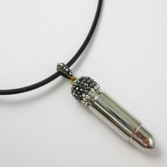 Wholesale Pave Pendant Silver Bullet Wholesale Pendants for Jewelry Making