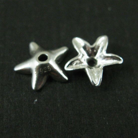 Wholesale Sterling Silver Flower Bead Cap Spacer, Wholesale Findings