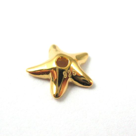 Wholesale Gold plated Sterling Silver Flower Bead Cap Spacer, Wholesale Findings
