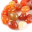 Wholesale Orange Smooth Freeform Agate Beads (Sold Per Strand)