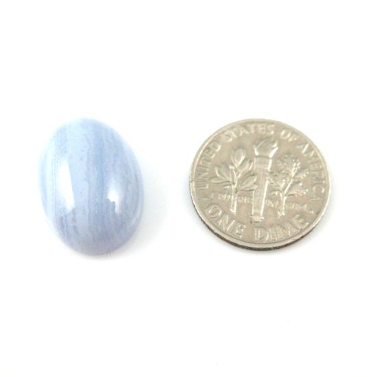 Wholesale Cabochon Blue Lace Agate Oval, 13x18mm, Grade A+