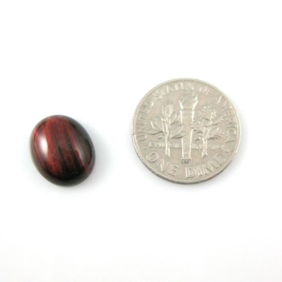 Wholesale Cabochon Red Tiger's Eye Oval, 10x12mm, Grade A+
