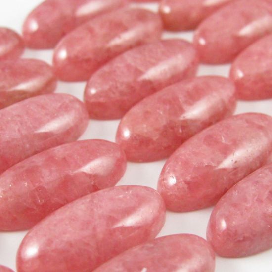 Wholesale Cabochon Rhodochrosite Oval, 8x18mm, Grade A+