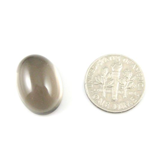 Wholesale Cabochon Smoky Quartz Oval, 13x18mm, Grade A