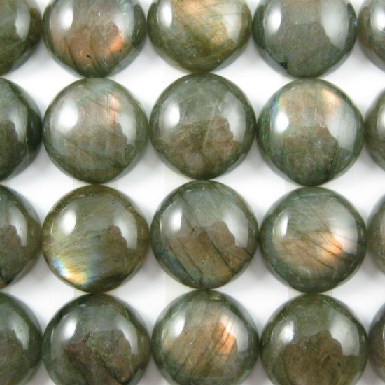 Wholesale Cabochon Labradorite Round, 15mm, Grade A+