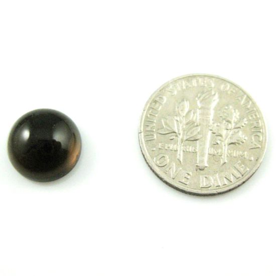 Wholesale Cabochon Smoky Quartz Round, 10mm, Grade A