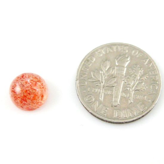 Wholesale Cabochon Sunstone Round, 8mm, Grade A+