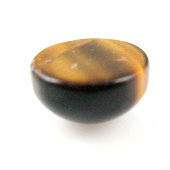 Wholesale Cabochon Tiger's Eye Round, 8mm, Grade A