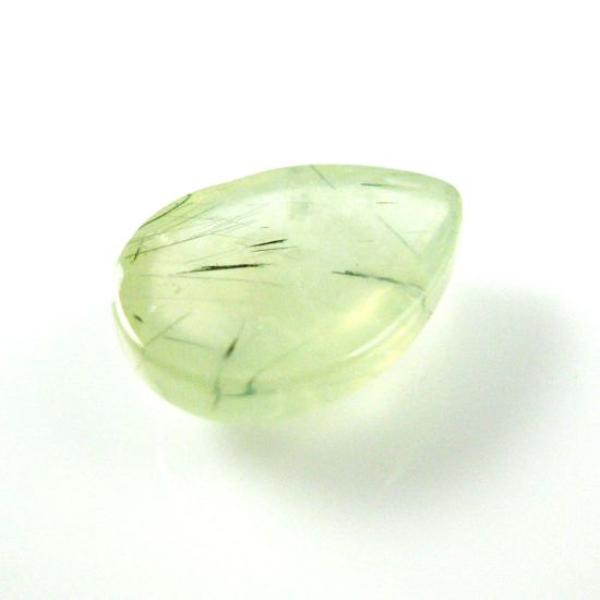 Wholesale Cabochon Prehnite Pear, 13x18mm, Grade A
