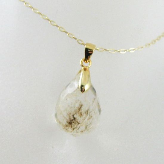 Wholesale Gold plated Sterling Silver Teardrop Pinch Bail Connector, Wholesale Findings