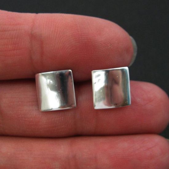 Wholesale Sterling Silver Textured Square Earwire for Jewelry Making, Wholesale Earwire and Findings