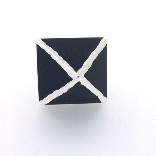 Wholesale Gemstone Pendant, Octahedron Gemstone, 8 sides gemstone Sterling Silver Pendant,Small Gemstone Rock Pendant- 25mm