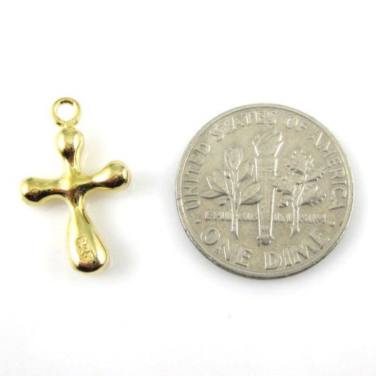 Wholesale Sterling Silver Cross Charm Charms and Pendants for Jewelry Making, Wholesale Findings