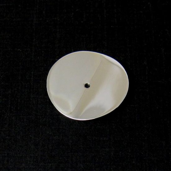 Wholesale Sterling Silver Large Smooth Wavvy Disc Charms and Pendants for Jewelry Making, Wholesale Findings