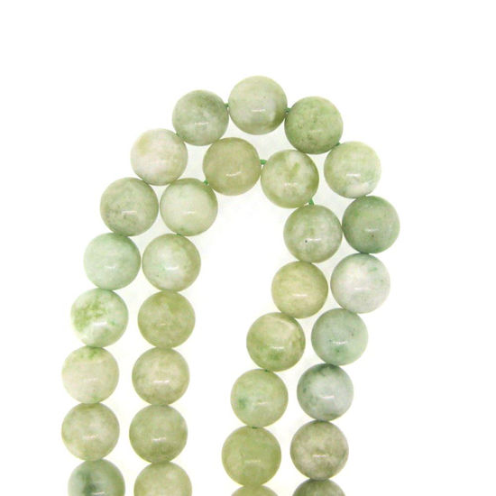 Wholesale New Jade Bead - 8mm Round Smooth (Sold Per Strand)