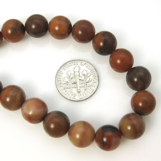 Wholesale Smooth Round Jasper Beads - 10mm (sold per strand)