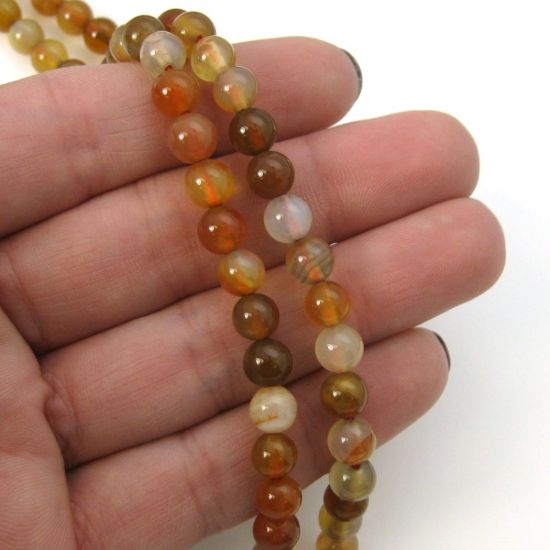 Wholesale Carnelian - Smooth Round Beads - 6mm (sold per strand)