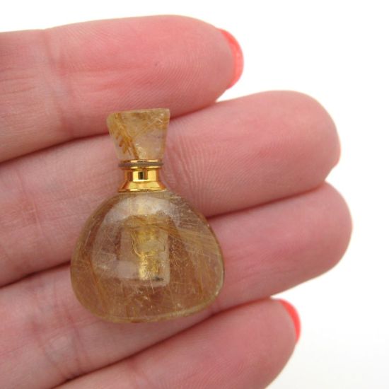 Wholesale essential oil gemstone bottle